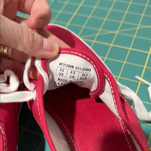 Keds Women's Red Canvas Sneakers - great condition. Like new but no tags. - Picture 4 of 6